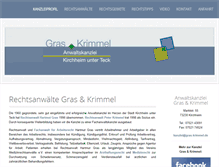 Tablet Screenshot of gras-krimmel.de